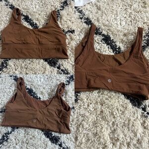 Lululemon Roasted brown reversible bra